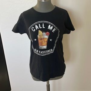 Call me old fashioned black tee